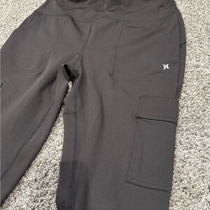 Hurley Black Women's cargo leggings